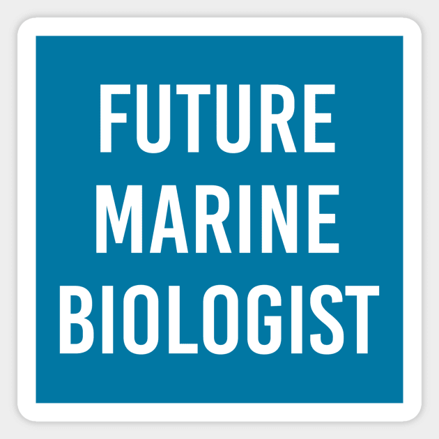 Future Marine Biologist (Blue) Sticker by ImperfectLife